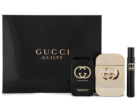 gucci guilty travel set|gucci guilty women gift set.